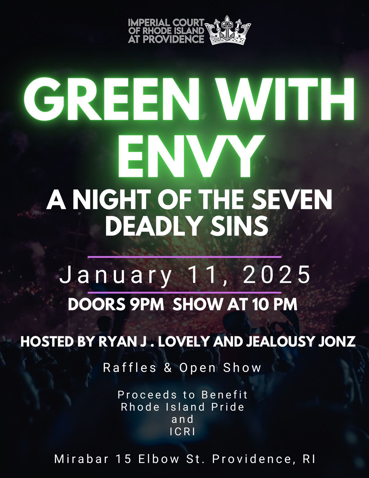 Green with Envy: A Night of the Seven Deadly Sins