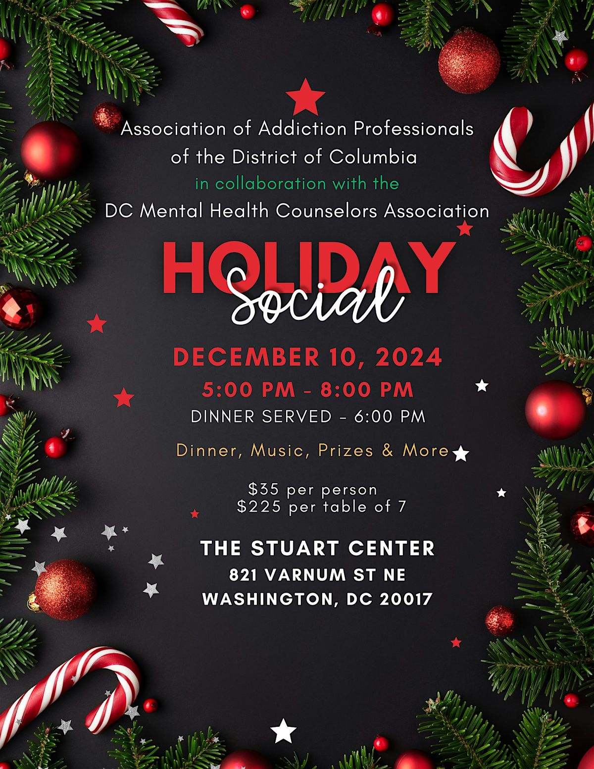 HOLIDAY DINNER & SOCIAL