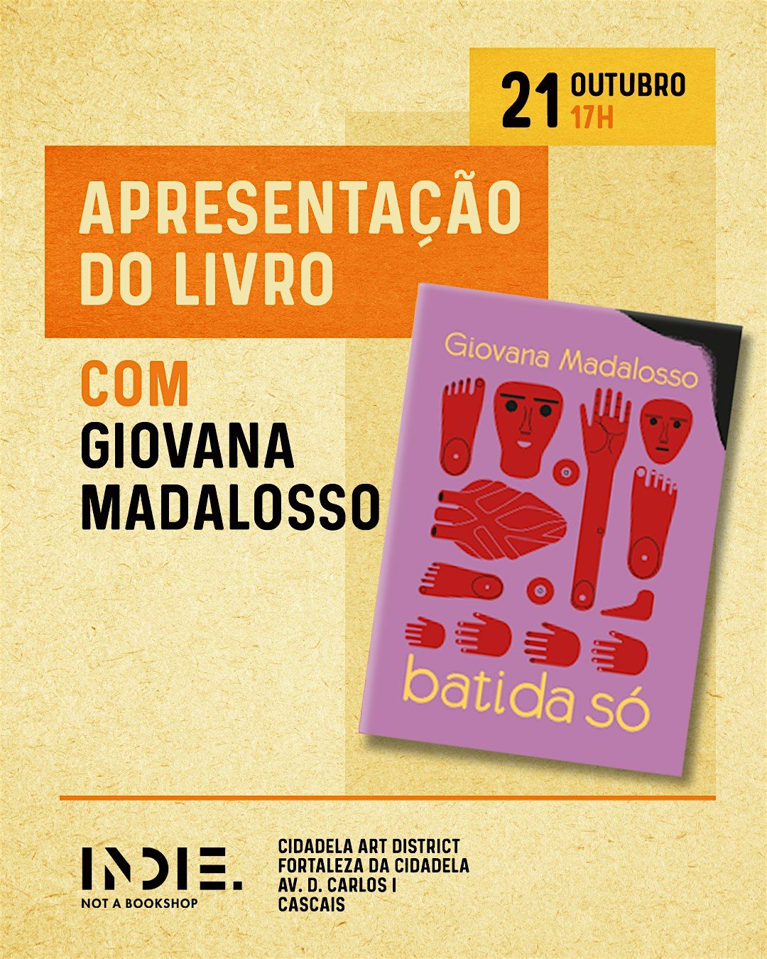 \u00c0 CONVERSA COM GIOVANA MADALOSSO SOBRE BATIDA S\u00d3