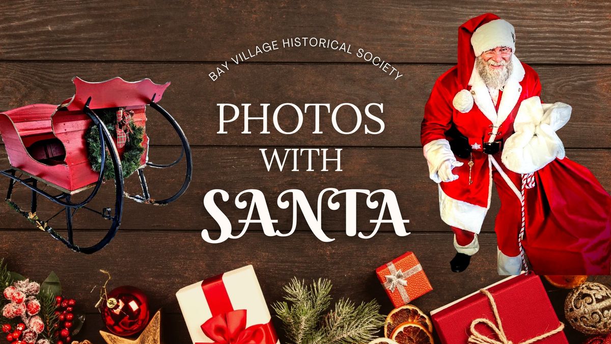 Family Photos with Santa in an Antique Sleigh!