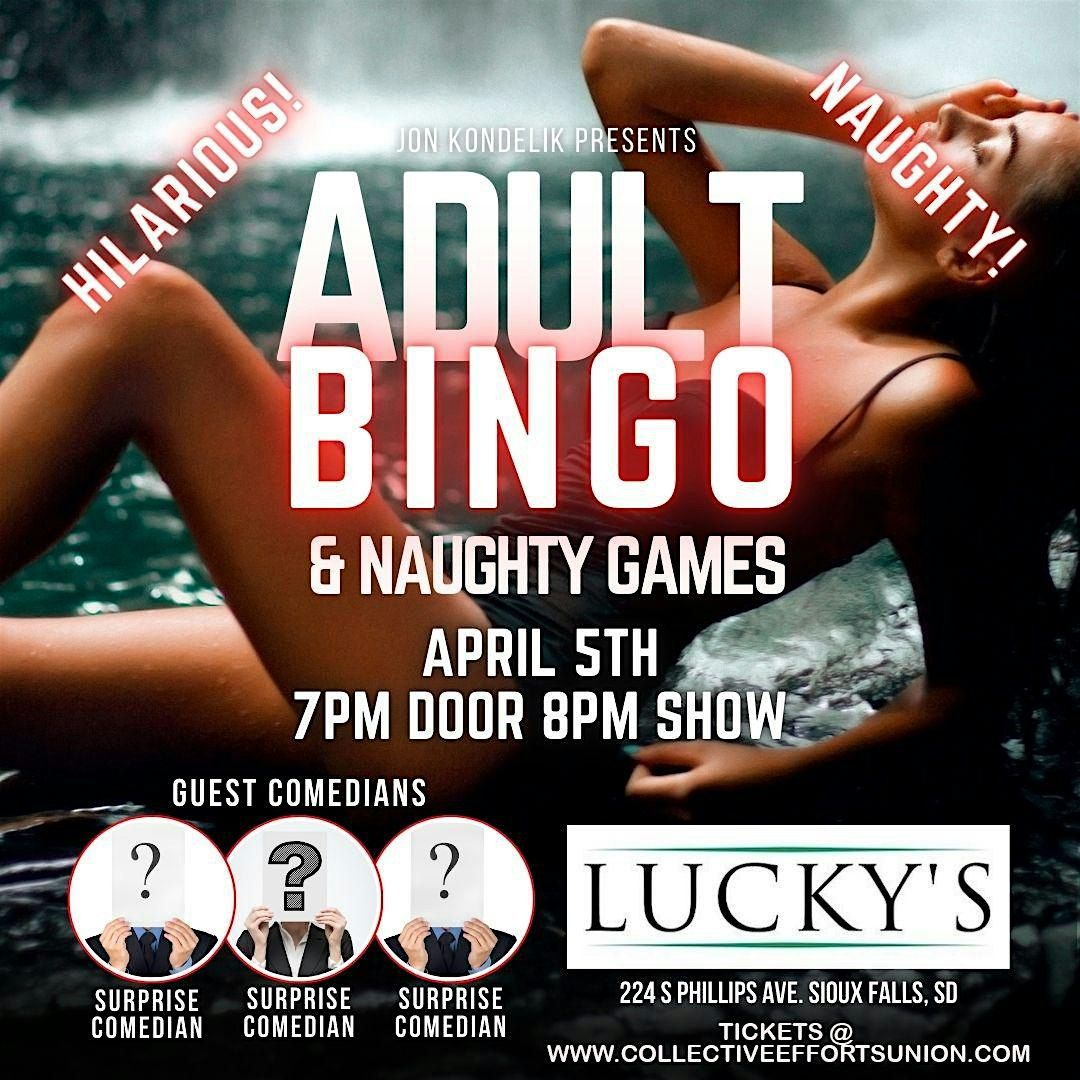 Adult Bingo & Naughty Games LIVE @ Luckys