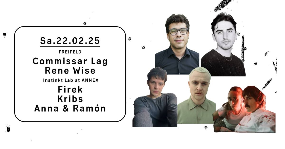 Clubnight - Commissar Lag, Rene Wise, Firek, Kribs, Anna & Ram\u00f3n