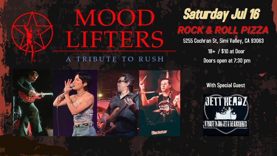 Mood Lifters - A Tribute to Rush at Rock & Roll Pizza - Simi Valley, CA