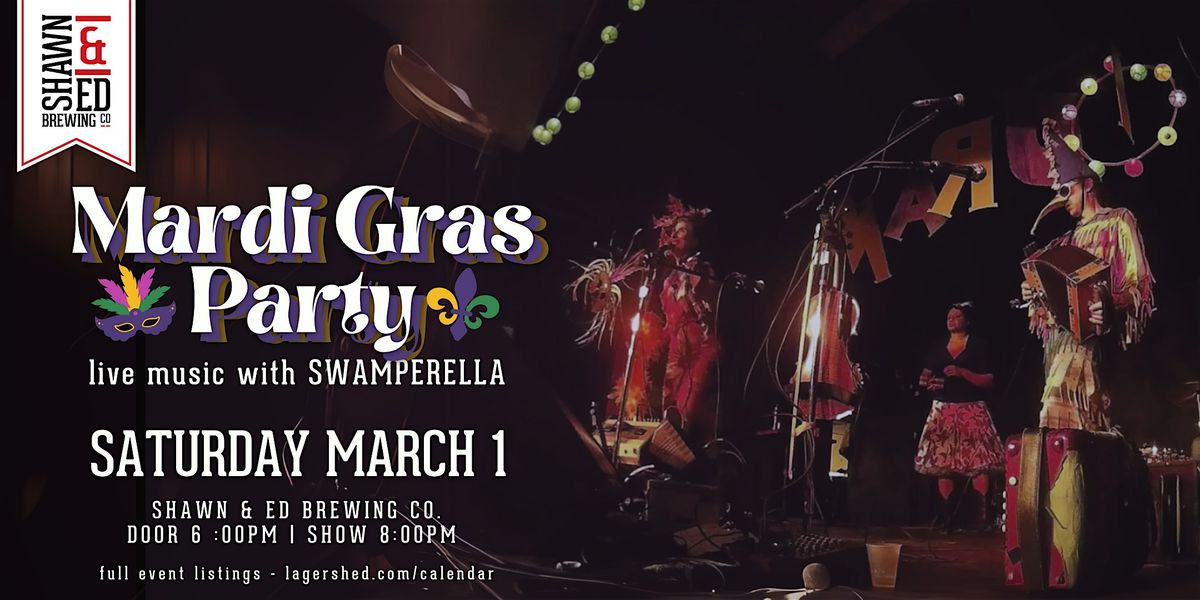 Mardi Gras Party at The SHED!