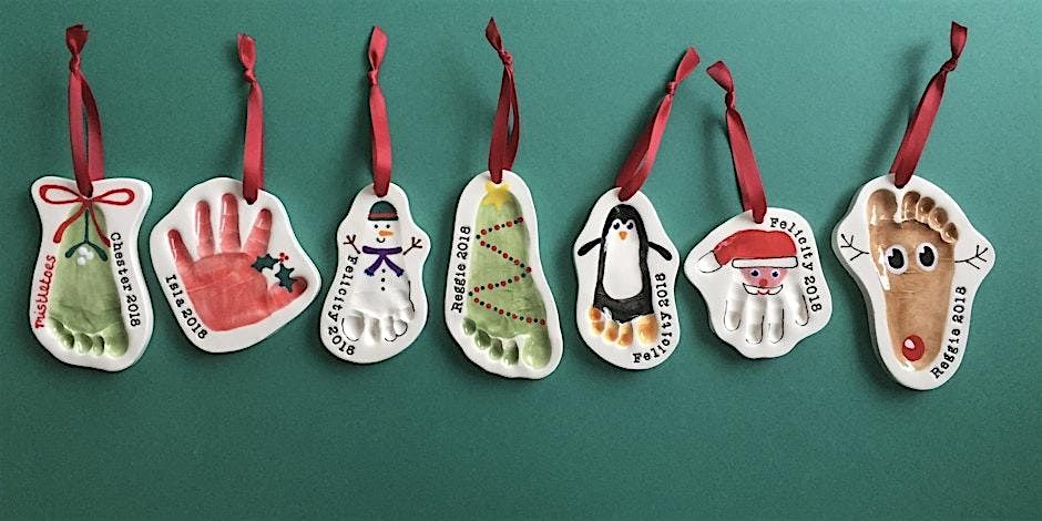 Christmas decoration baby clay imprint session, BS5 - 15 November