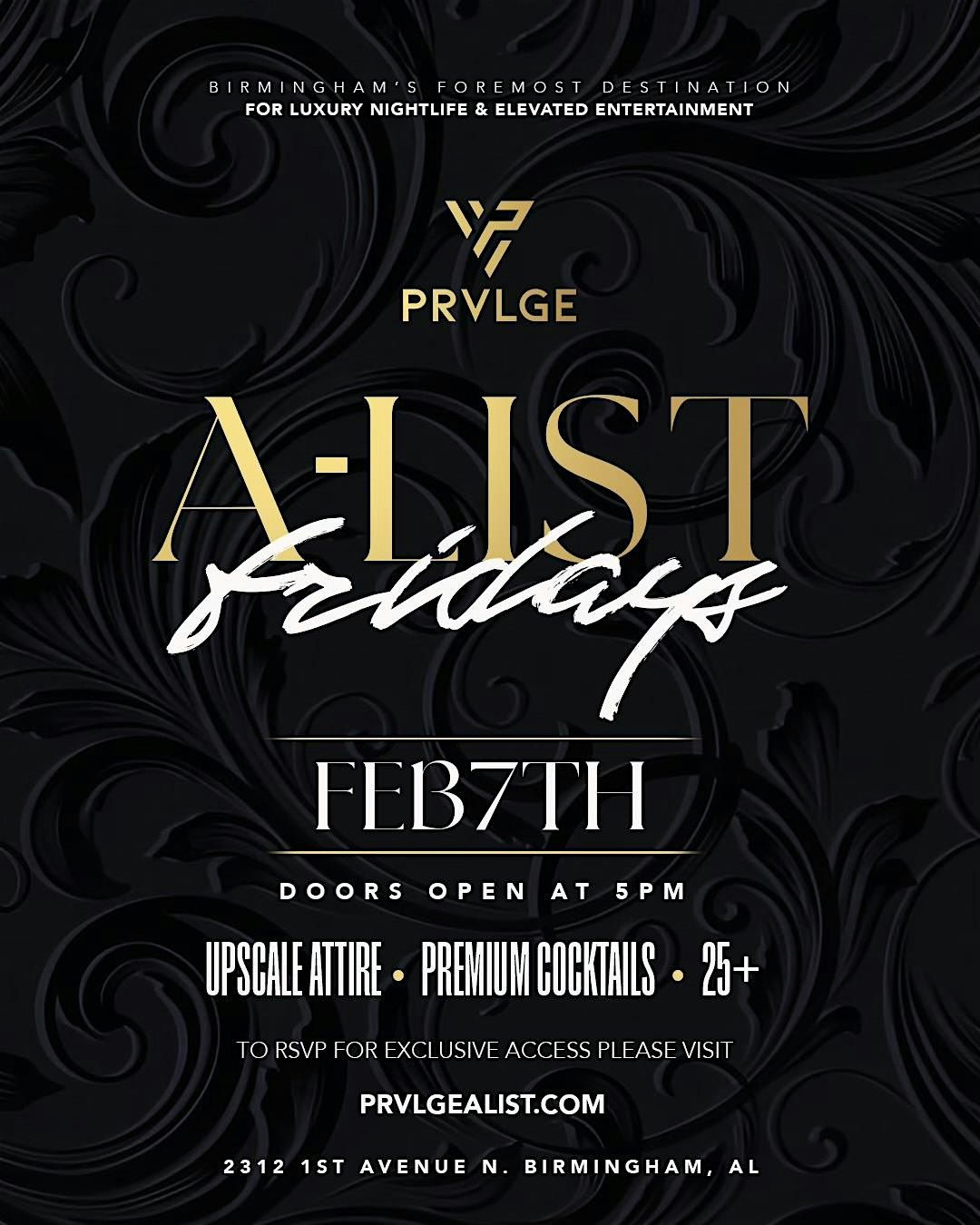 A-List Fridays @ Prvlge