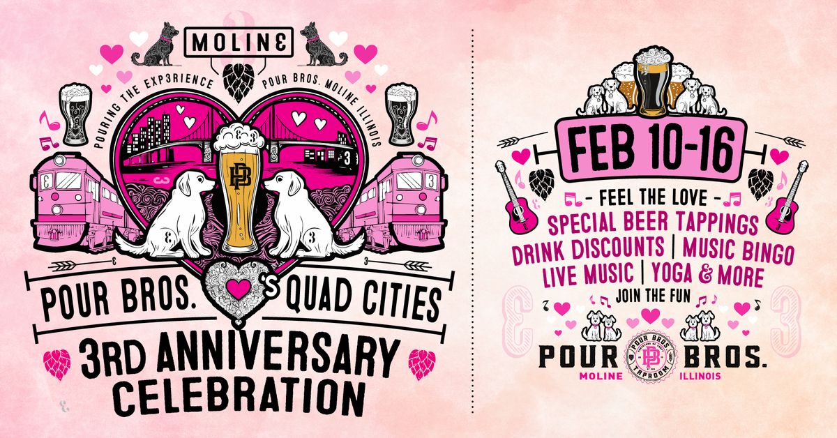 Pour Bros Loves The QC: 3rd Anniversary Party