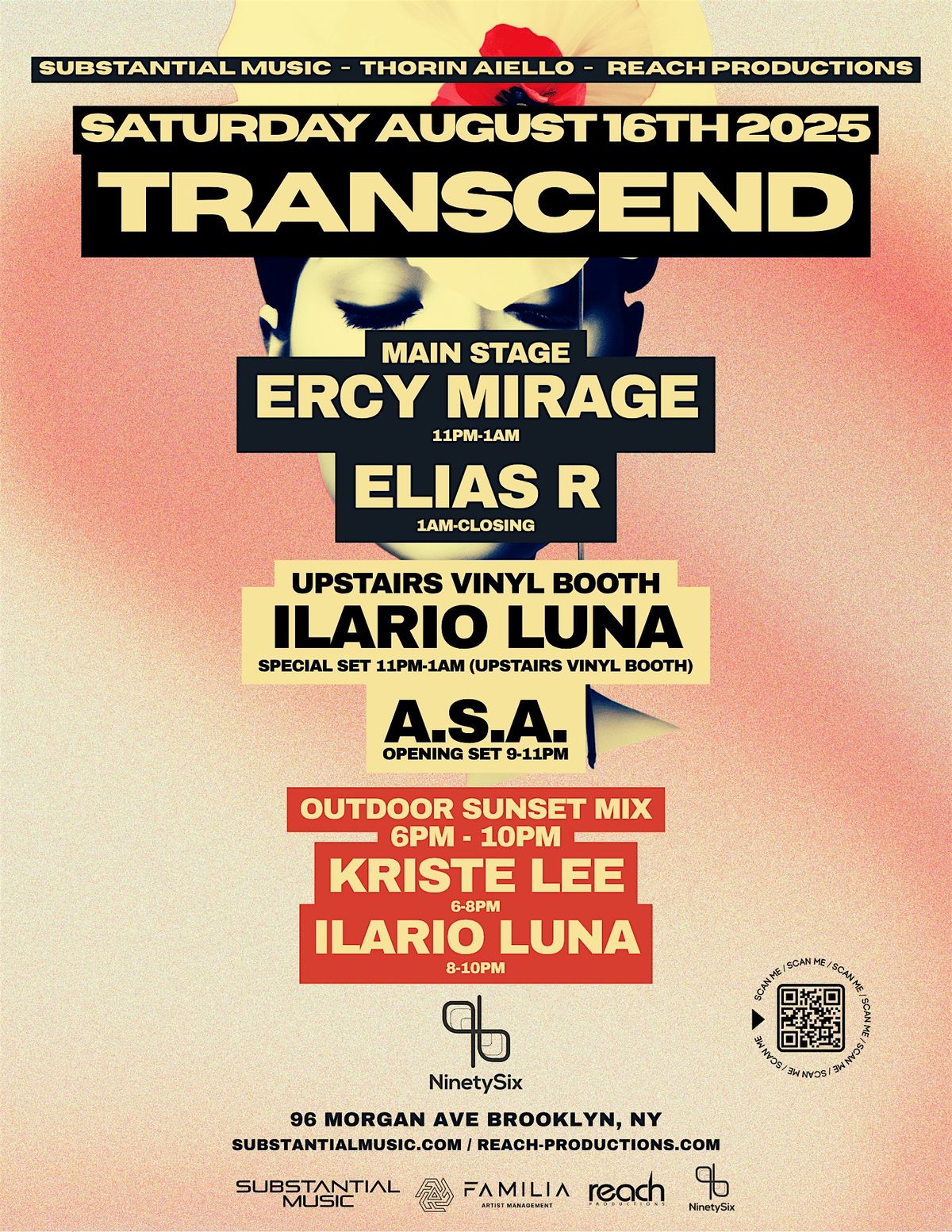 Transcend With Ercy Mirage, Elias R, Ilario Luna + Friends