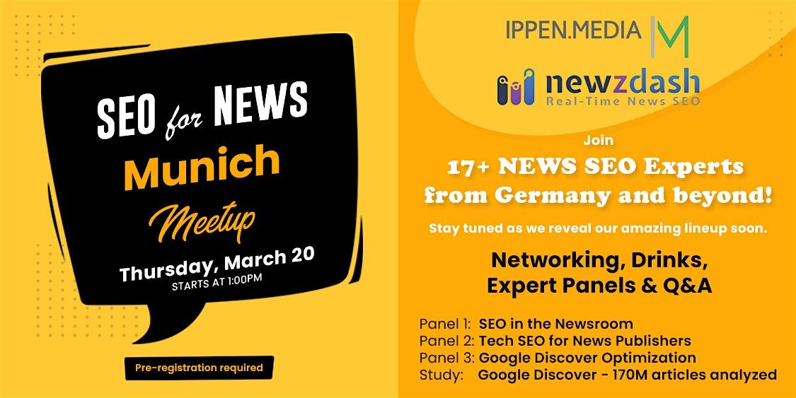 SEO for NEWS Meetup - Munich