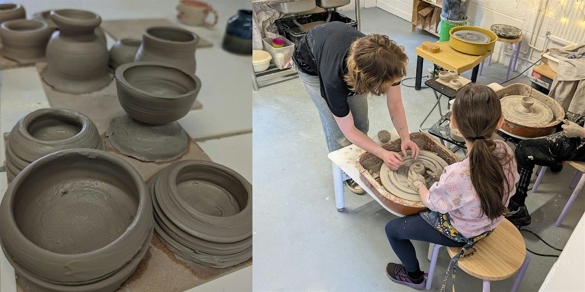 October Week Clay Club - Pottery Wheel for ages  7-10yrs