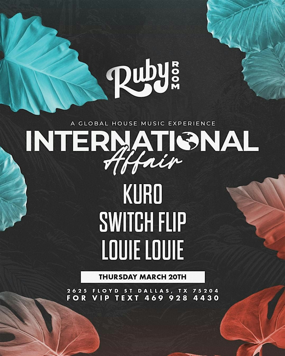 International Affair at Ruby Room 3\/20