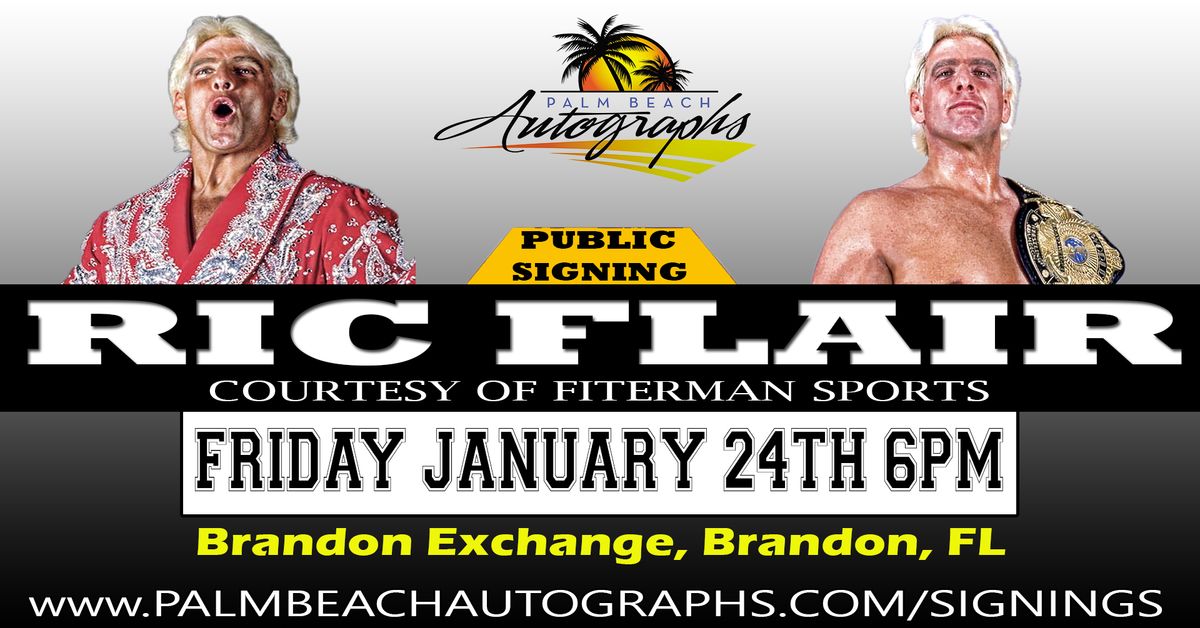 RIC FLAIR - Public Signing at the BRANDON Store!