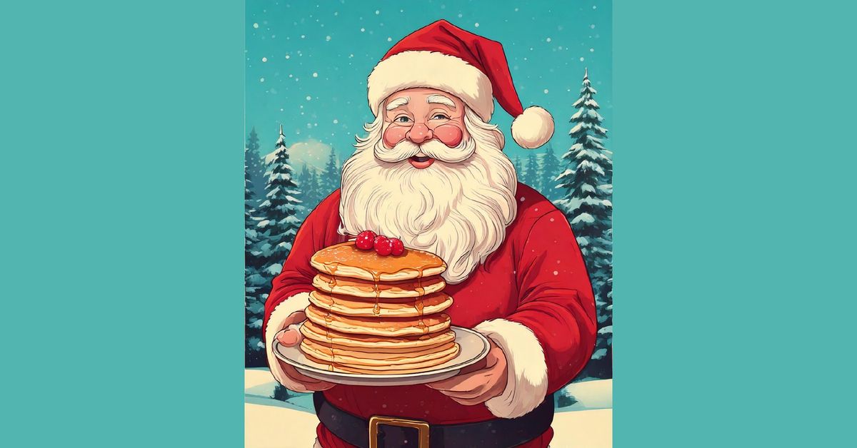 Pancakes with Santa at Hudson Gardens