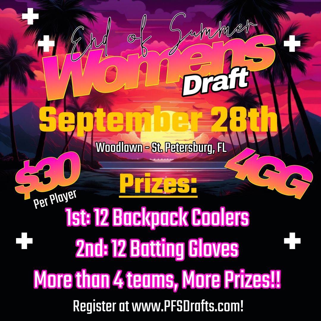 Septmber 28 - End of Summer Womens Draft - Woodlawn