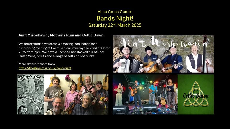 Bands Night - Alice Cross Centre