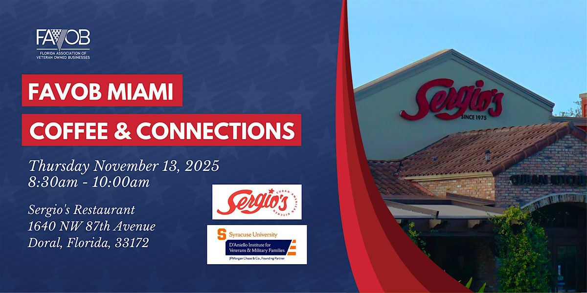 FAVOB Miami Coffee and Connection