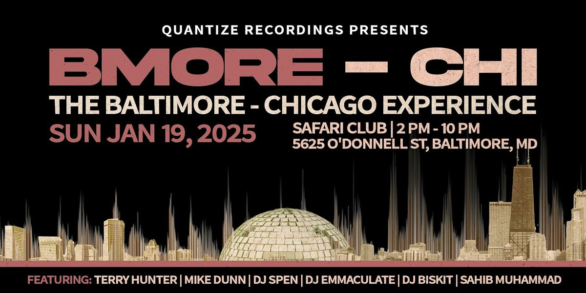 BMORE-CHI: The Baltimore Chicago House Music Experience