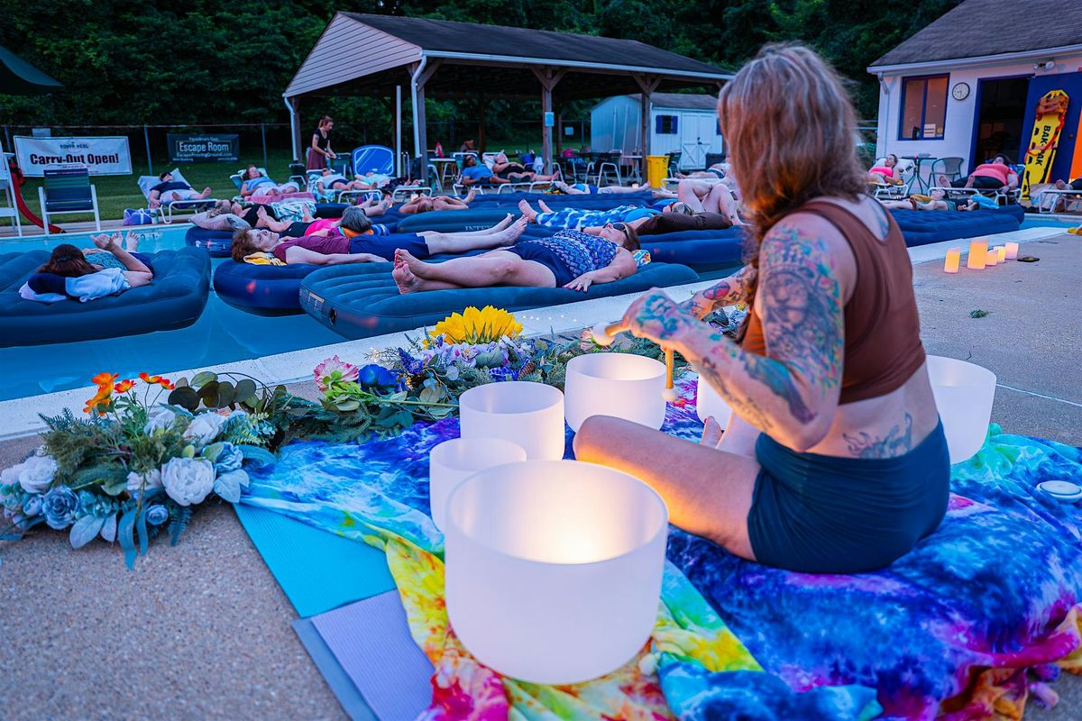 Sunset Floating Sound Bath with Artist Katie Detrich