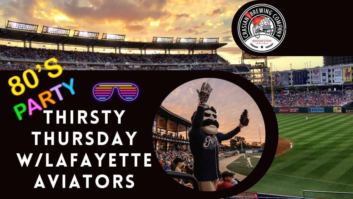 Thirsty Thursday with the Lafayette Aviators