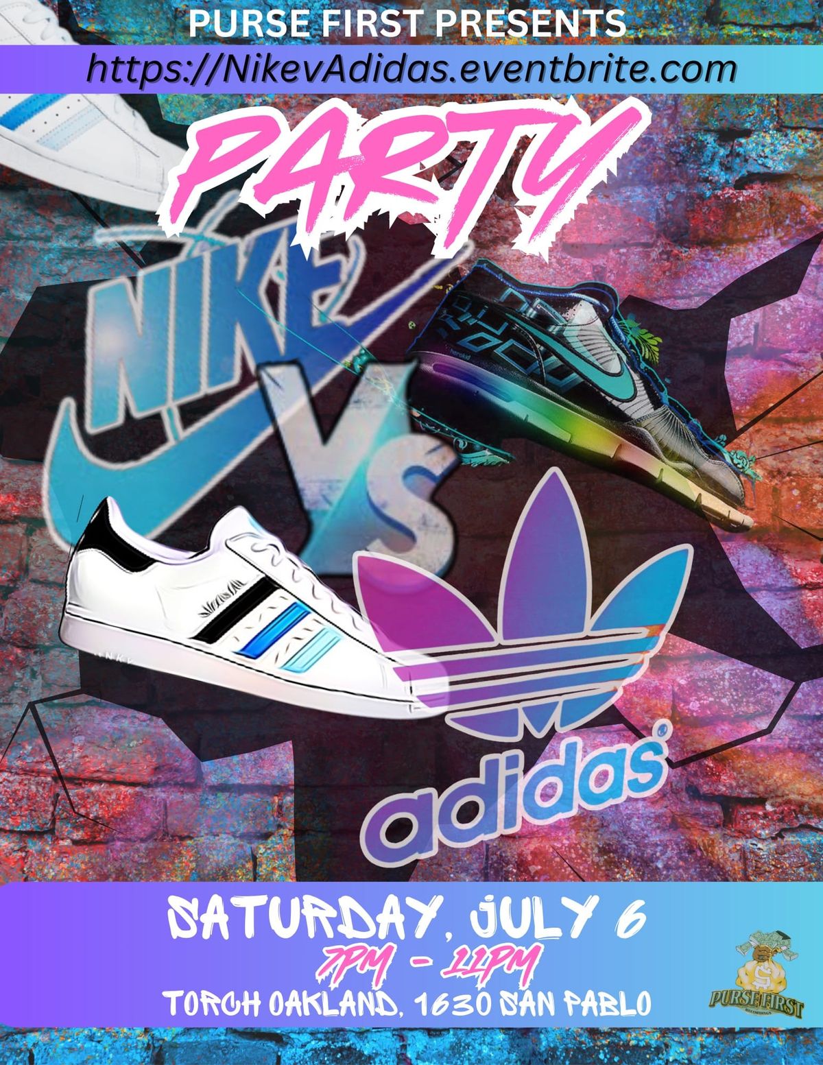 The Nike vs Adidas Party