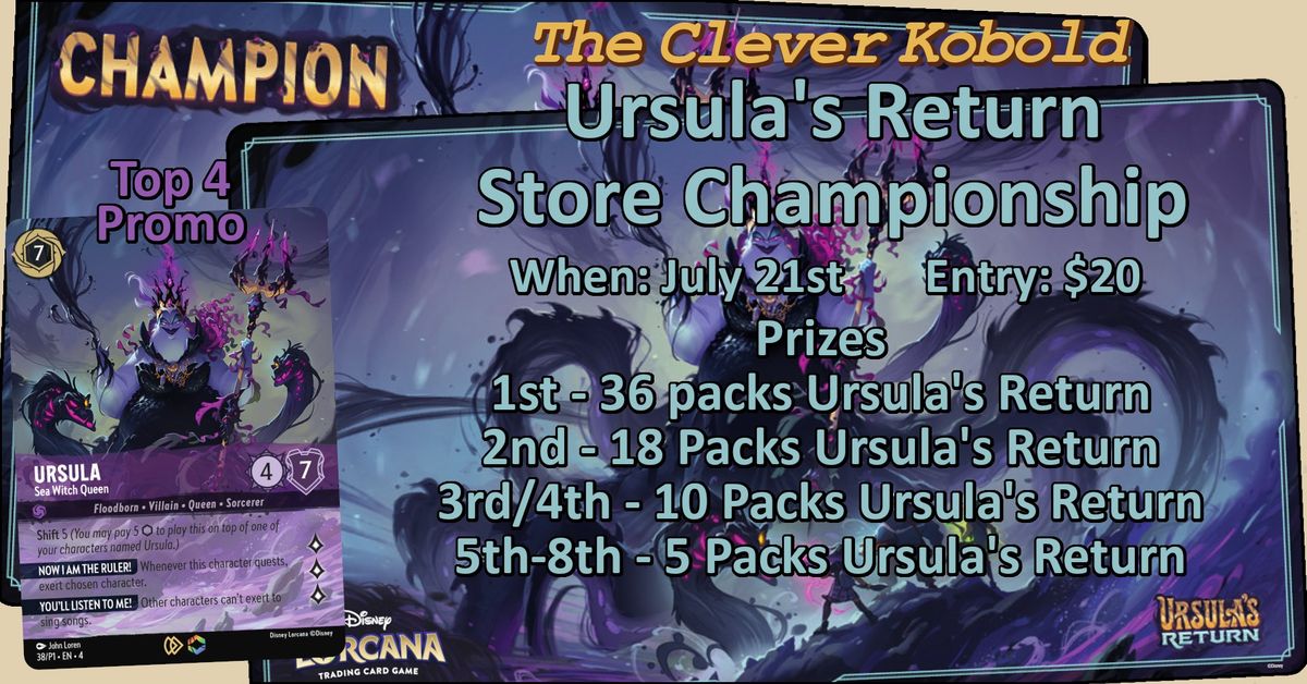 The Clever Kobold's Ursula's Return Store Championship