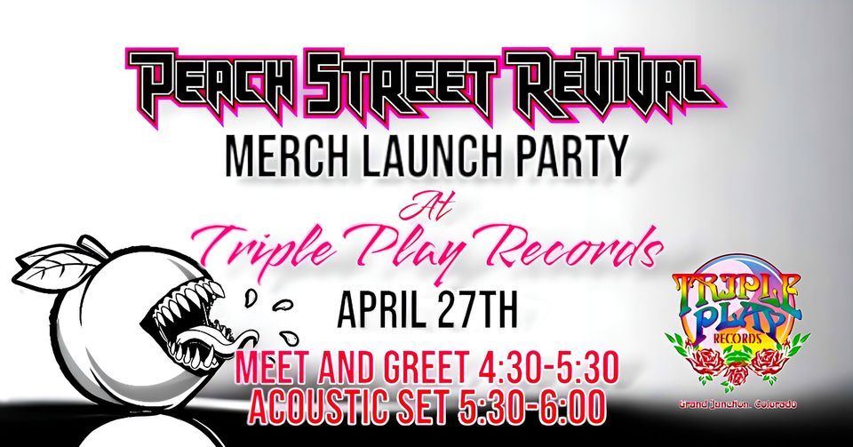Peach Street Revival at Triple Play Records (In-Store Merch Launch Party)