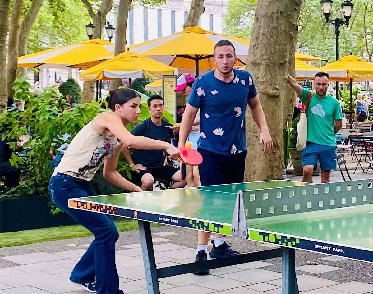 Random Partner Doubles Ping Pong Tournament