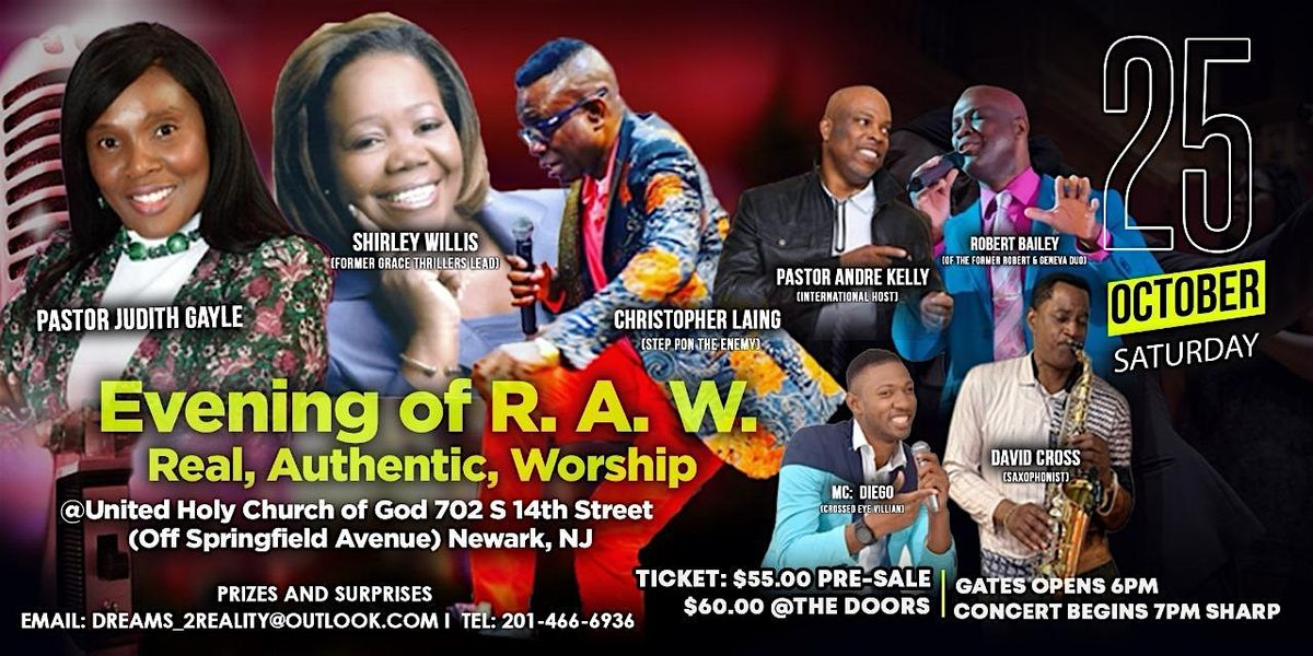 An evening of Real Authentic Worship and praise