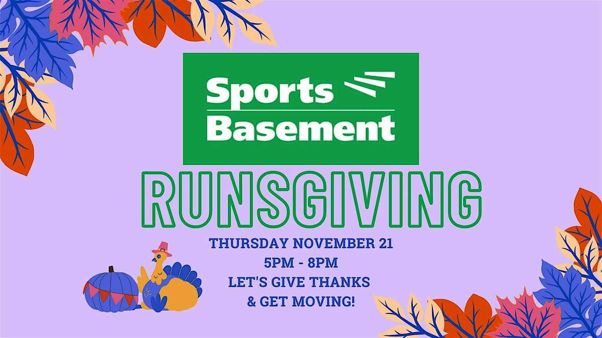 Sports Basement Socal RunsGiving