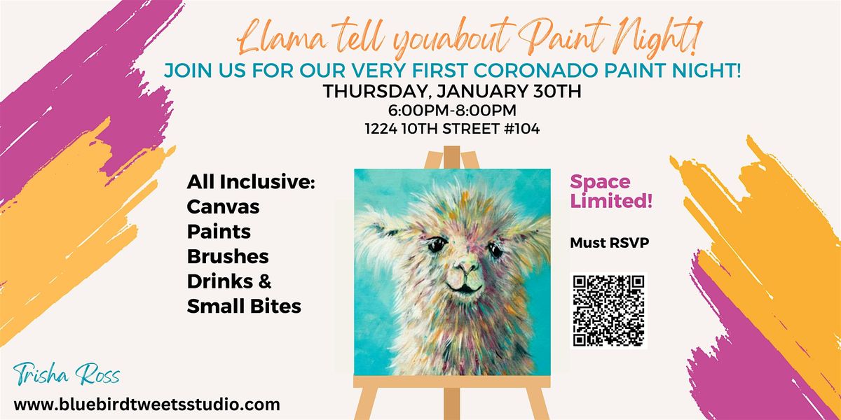 Llama tell you about Paint Night!