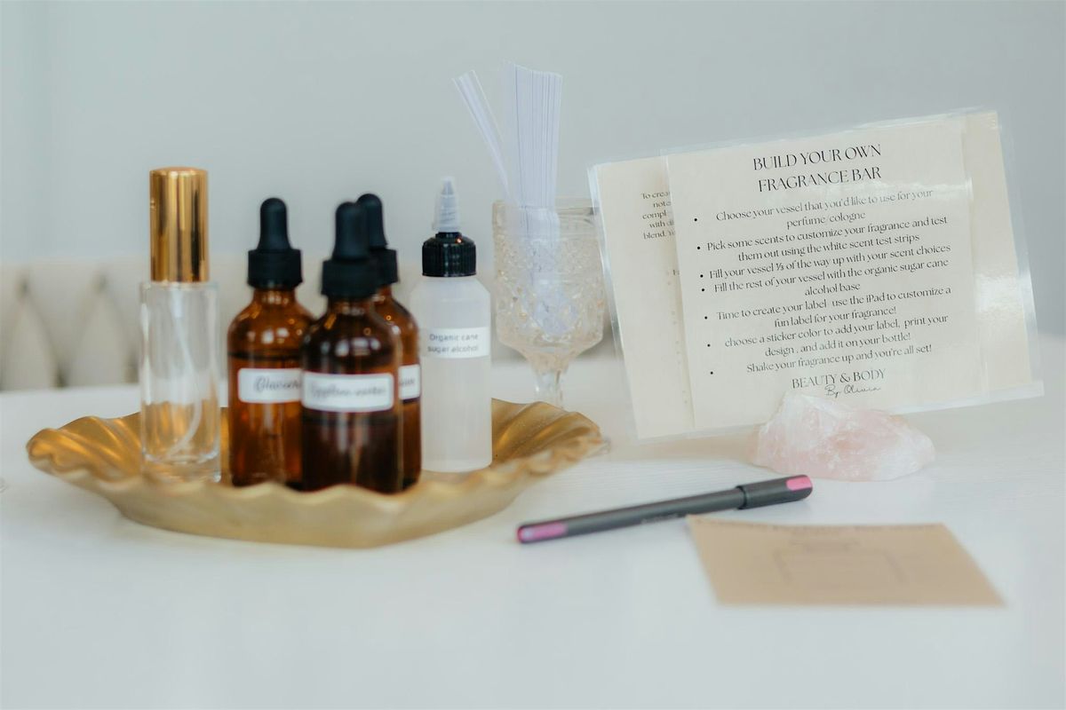 The perfume bar by beauty & body by Olivia x Songbird coffee house