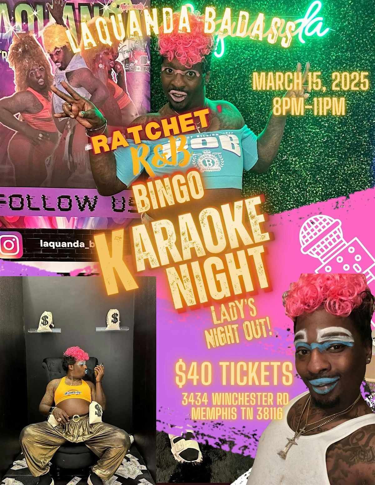 LaQuanda\u2019s Rachet Bingo and Karaoke Ladies Night