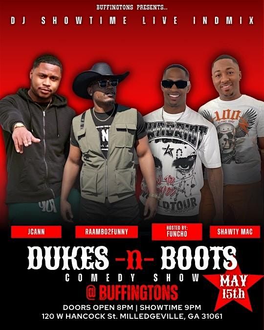 Dukes N Boots Pre Trailride Comedy Show