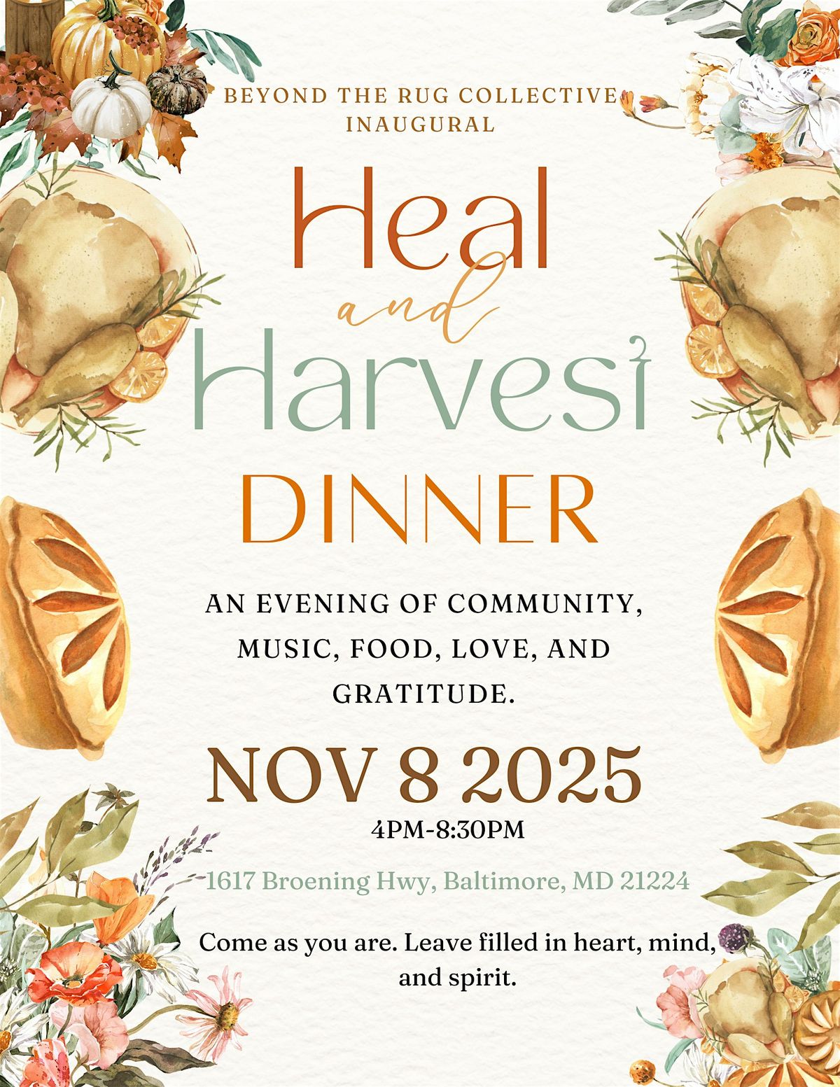 Heal and Harvest Dinner