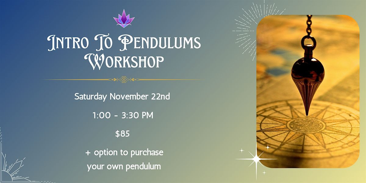 Intro to Pendulums Workshop