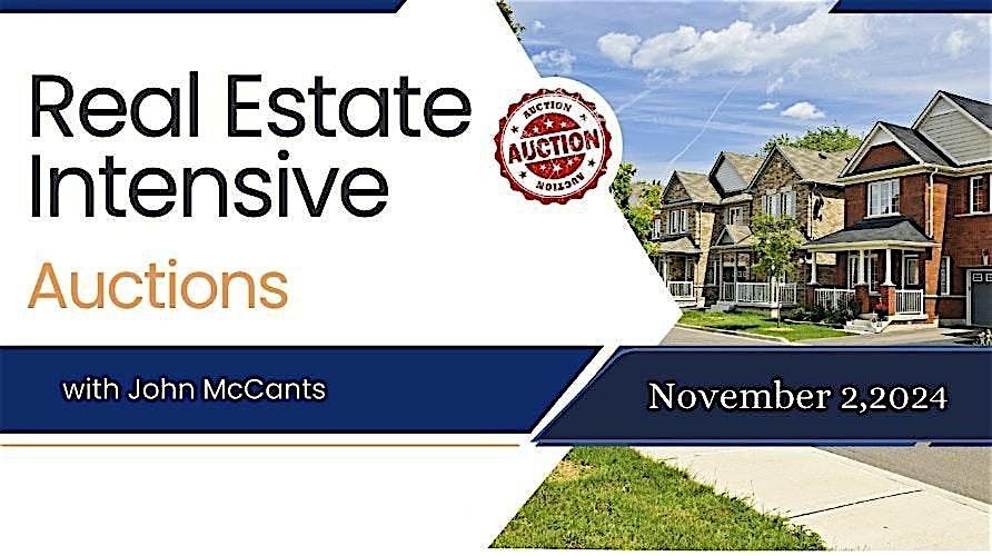 REAL ESTATE INTENSIVE WORKSHOP