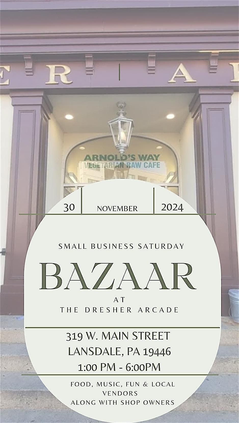 Small Business Saturday Bazaar