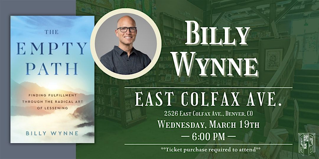 Billy Wynne Live at Tattered Cover Colfax