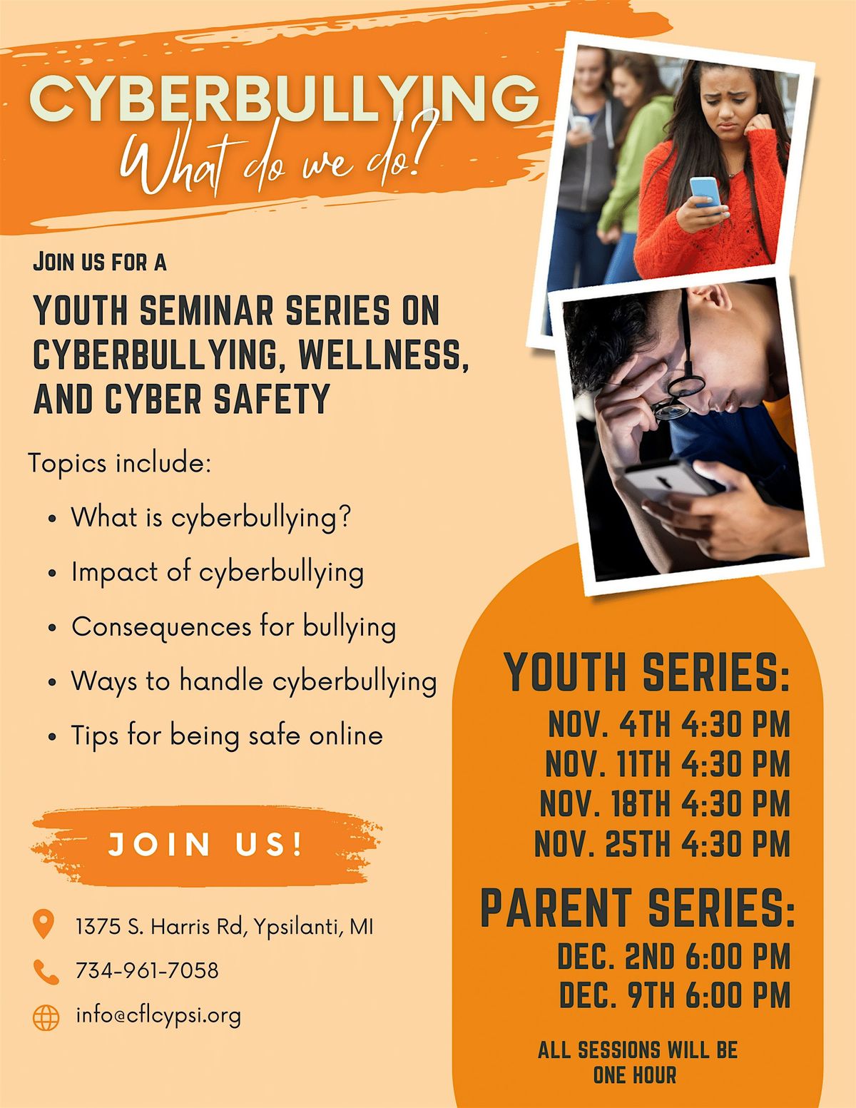 Cyberbullying Youth Seminar Series