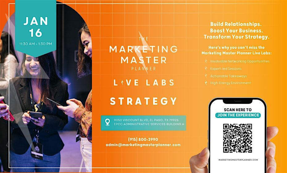 MMP Live Labs Session 1: Strategy