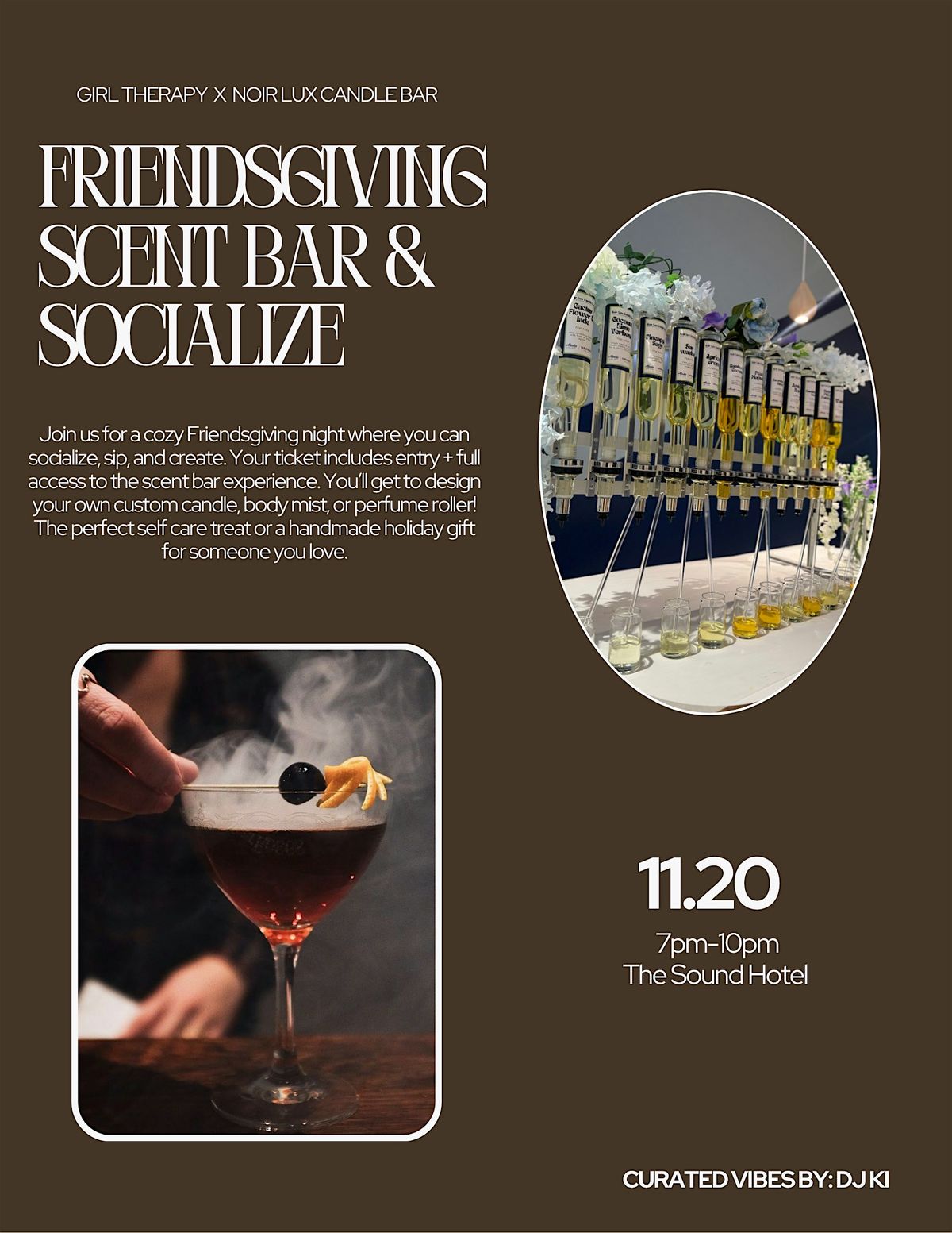 Friendsgiving Scent Bar & Socialize
