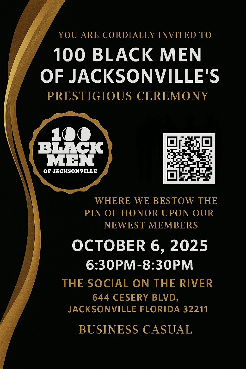 100 Black Men of Jacksonville Prestigious Pinning Ceramony