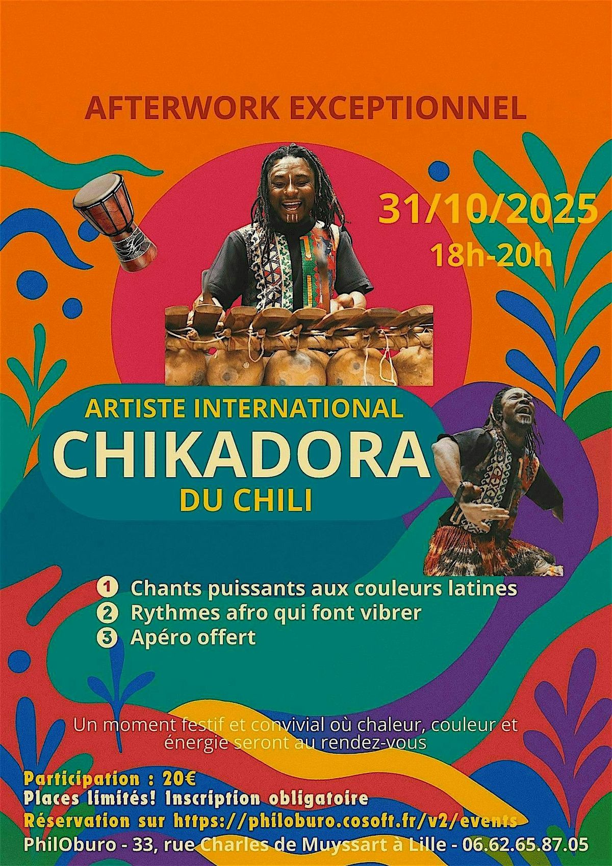 Afterwork  vibrant Chez PhilOburo !