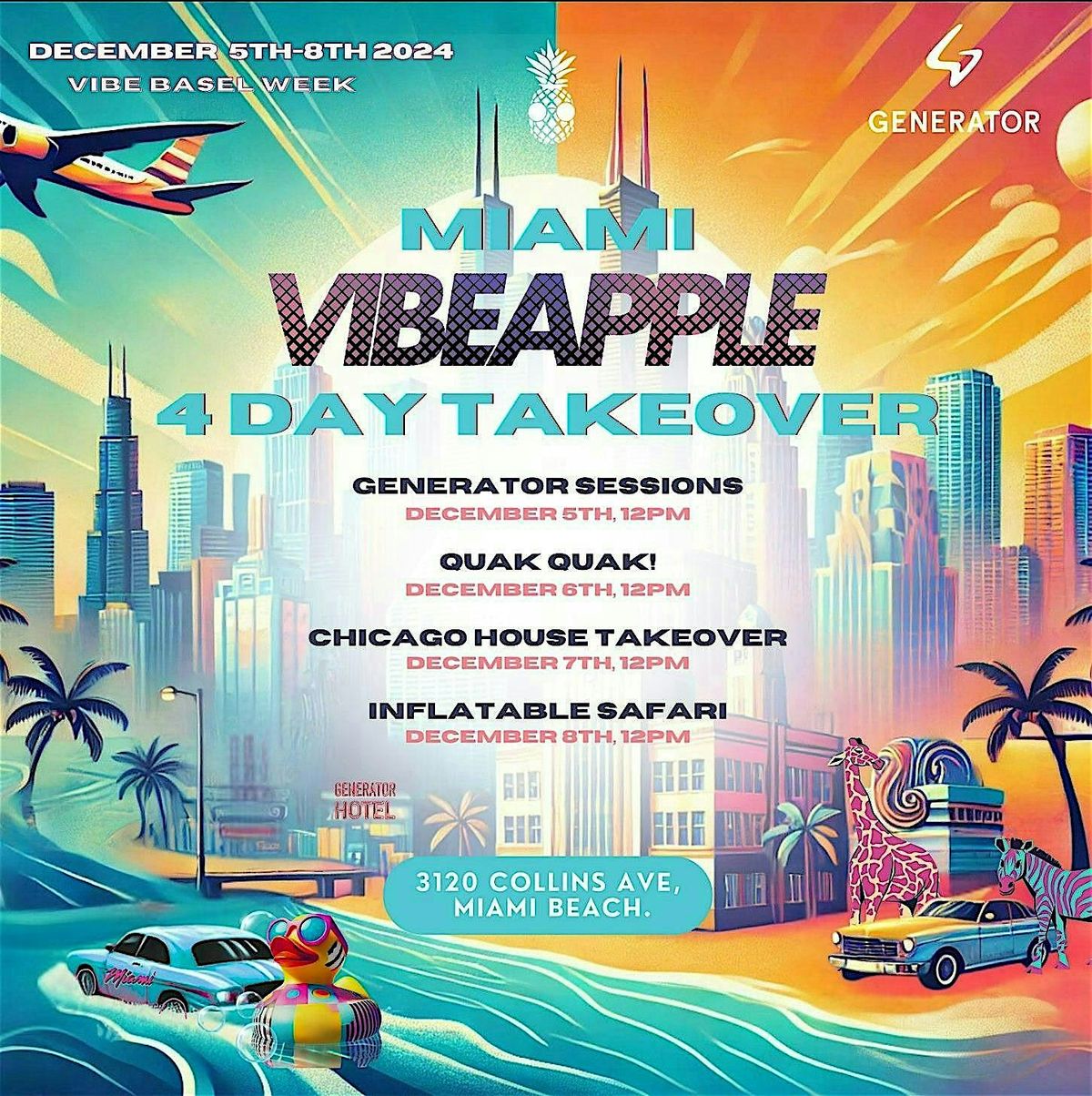 VIBEAPPLE - MIAMI 4 DAY TAKEOVER | VIBE BASEL WEEK