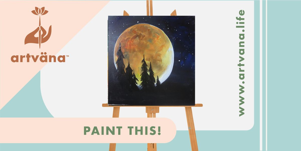 Artvana Paint and Sip Art Class at The Redd Dog Tacoma September 2025