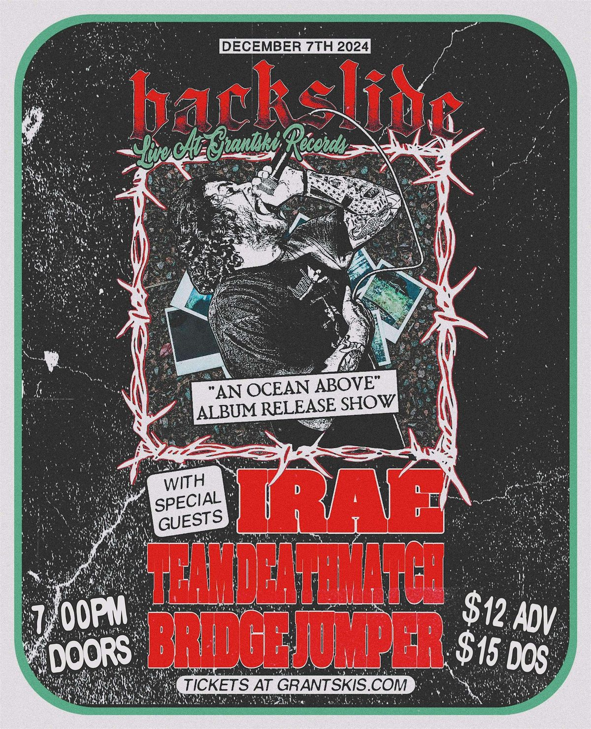 BACKSLIDE ALBUM RELEASE SHOW