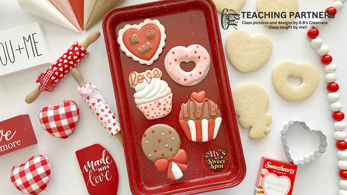 Sweetheart Treats Cookie Decorating Class - Beginner Friendly