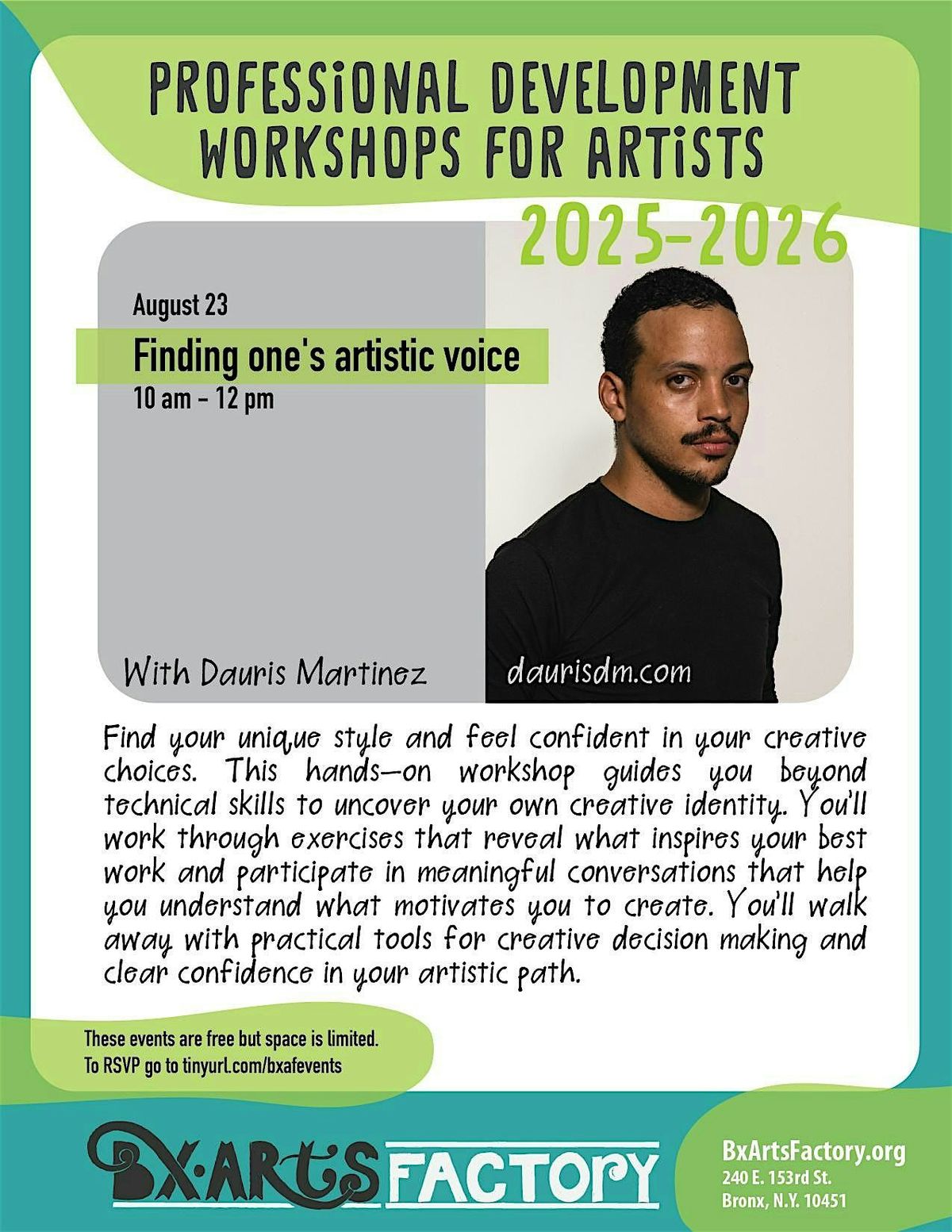 Finding one's artistic voice with Dauris Martinez