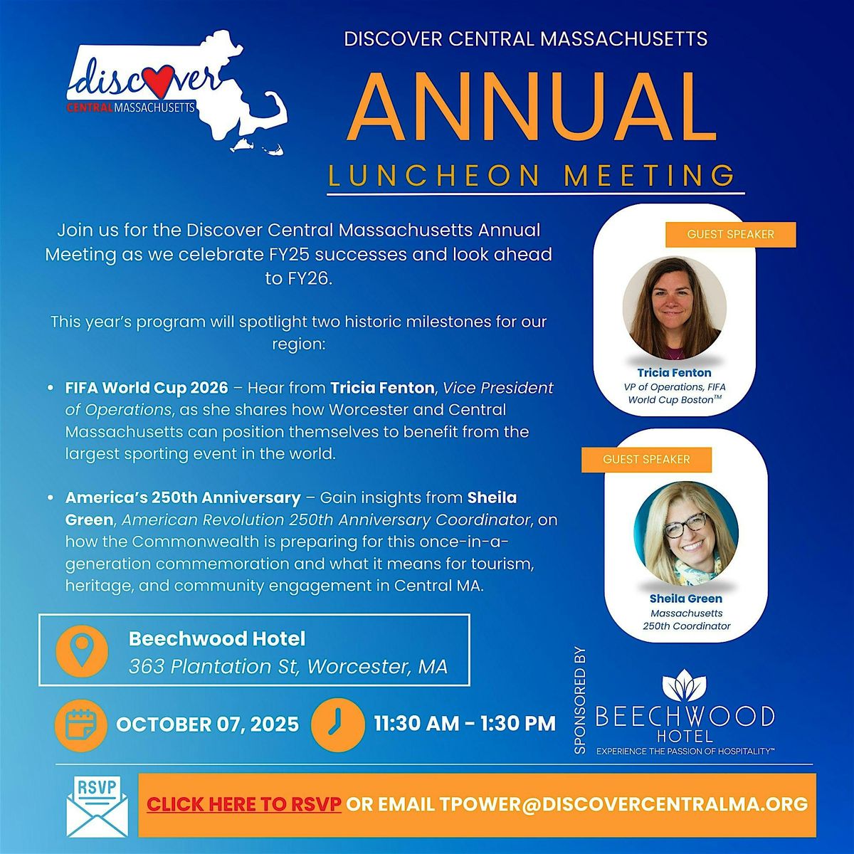 Discover Central MA Annual Luncheon Meeting