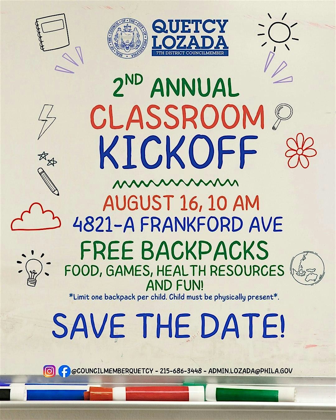 2nd Annual Classroom Kickoff